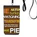 Thanksgiving Day Autumn Pie Pattern Phone Wallet Purse Hanging Mobile Pouch Black Pocket