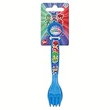 Set 2-teilig BBS PJ Masks Besteck, Kunststoff und Polypropylen, Blau/Rot, 5.5 x 2 x 20 cm