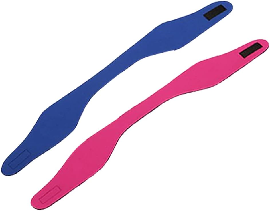 Cinta para La Cabeza de Natación,Diadema de Natación,Banda de Cabeza de Natación,Natación Diadema Neopreno Ajustable,Diadema de Natación Banda de Oídos,Natación para Niños Banda de Oreja,2 Piezas