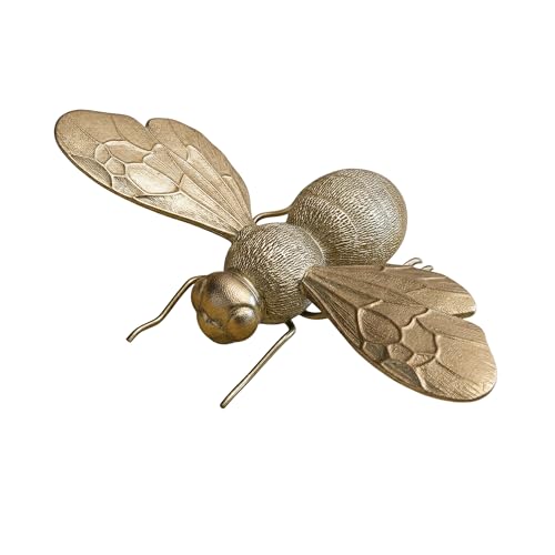 Creative Co-Op Decorative Bee Figurine, Gold Finish Décor