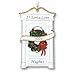 Personalized New Home Our First House Christmas Holiday Decoration Door with Wreath and Ribbon Hanging Christmas Ornament with Custom Name Address and Date (Optional)
