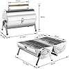Barbecue De Voyage Pliant Olymp – Inox, Transportable Pour Camping, Pêche, Bivouac – Neuf