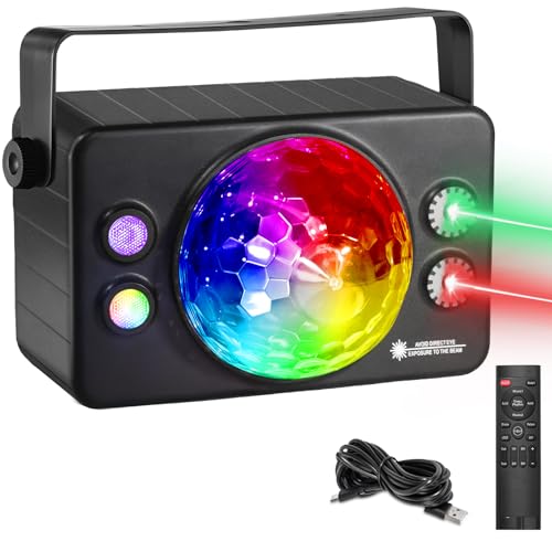Lumière stroboscopique LED 5 en 1 pour réussir l'ambiance de vos soirées privées