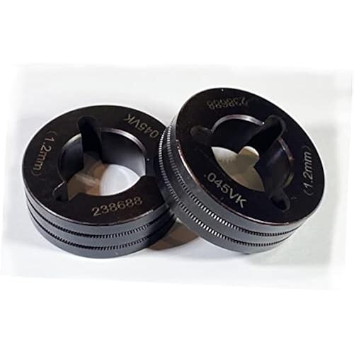 2-PK Drive Roll Replacement For Miller Millermatic 200/210/212/250/251/252/DVI/Pulser/Vintage (VK-Groove .045" 2-PK)