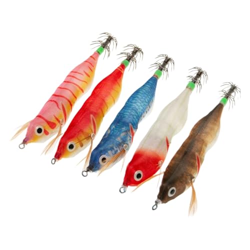 Cebo para calamares y accesorios de pesca artificiales para agua salada y dulce