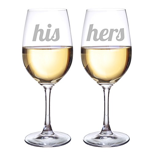 Set de 2 copas de vino His and Hers