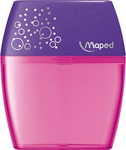 Miniatura 9 de Maped Shaker 035049 - Sacapuntas de 2 agujeros, varios colores