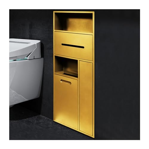Étagère de douche étanche acier inoxydable rangement mural encastré cuisine salon