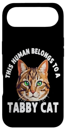 This Human Belongs To A Tabby Cat �t�@�j�[�L���b�g �X�}�z�P�[�X iPhone Air �p