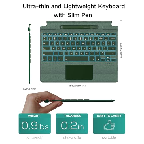 Teclado Surface Pro 9 para solucionar la falta de escritura y lápiz 7