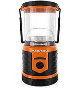 Blazin Bolt Rugged USB Rechargeable Lantern | 600 Lumen | 500 Hours of Light | Giant 12000mAh Pow...
