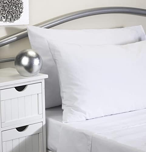 Tiacare Bed Linen - Fire Retardant to BS EN 7175 (Navy, Single - Fitted Sheet)