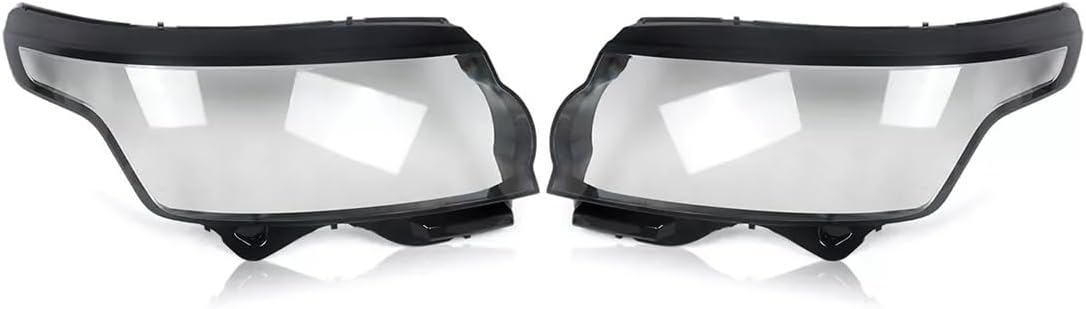 Headlight Lenses Compatible for Land Rover Range Vogue Headlamp Lampshade SV HSE 2014-2017 Left Right Lens Covers Car Lights Shade Shell Replacement(Large)