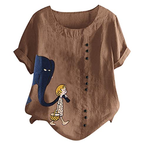 Linen Shirt Plus Size Women,Limsea 2019 Summer Sale Loose Long Sleeve Cotton Blouse Women Tunic Tops