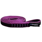 CAMNAL Bandschlinge Professionelle Kletterschlingen aus 16 mm Polyamid, UIAA- und CE Zertifiziert, Zugfestigkeit von 22 kN Rundschlinge (Lila, 80cm)