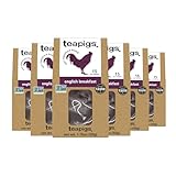 Picture of Teapigs English Breakfast Tea Bags Made With Whole Tea Leaves, Natural Ingredients, Non-GMO, Classic Morning Blend – 90 Count (6 Packs of 15 Teabags)