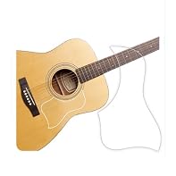 【Transparent & Thin Design】Clear PVC film preserves your guitar’s natural look while staying virtually invisible and having no effect on sound or resonance. 【Scratch & Nail Protection】Shields the surface from pick marks, fingernail scratches, dust, a...