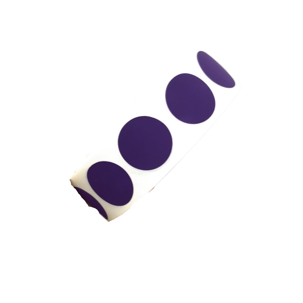 Adesivi antigraffio 1000 pezzi Etichetta adesiva di sicurezza 16mm*16mm viola rotondo for fai da te
