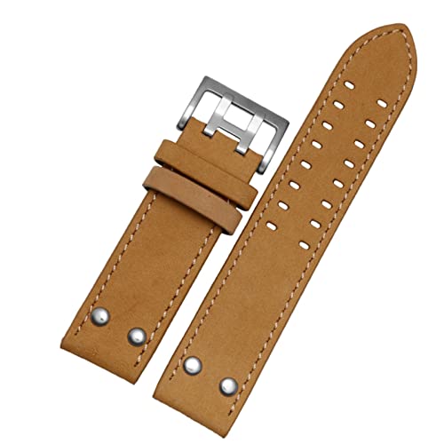 Bracelet de montre en cuir authentique H760250 H77616533 entrecorne homme