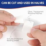 Quit Smoking Patches Step 1-21mg Herbal Stop Smoking Aid, 30 Count, 24 Hour Craving Control, Plant-Based Formula, Easy Use Anti-Smoking Patches for Withdrawal Support