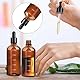 Nadisean 6 Stück Pipettenflasche 100ml mit Skala, Braunglas Glas Tropfflasche Dropper Bottle, Refillable Flasche mit Pipette, Braunglasflasche mit Trichter Aufkleber für Ätherische Öle Parfüm