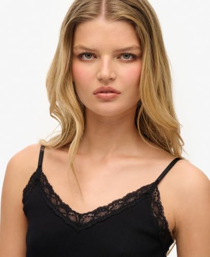 Debardeur Superdry Débardeur à liseré dentelle femme Essential EU - vue 4