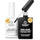 Beetles 9 In 1 Gel Nail Glue Nail Dehydrator Kit for Acrylic Nails Acid Free & Hema-Free...