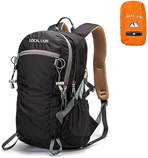 LOCAL LION Plecak turystyczny 20/30 l, nylon, górski, sport, wspinaczka, turystyka, turystyka, turystyka, turystyka, kolarstwo szkoła, wypoczynek, ultralekki, oddychający, unisex