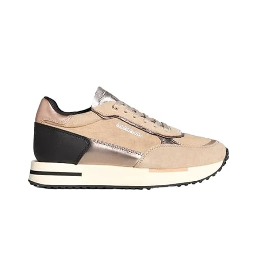 NAPAPIJRI Damenschuhe Sneakers Hazel aus Leder NP0A4H7A Beige Stone (Numeric_38), beige, 38 EU