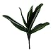 1 Branch Artificial Butterfly Orchid Leaf Bush Simulation Grass Home Decoration Green