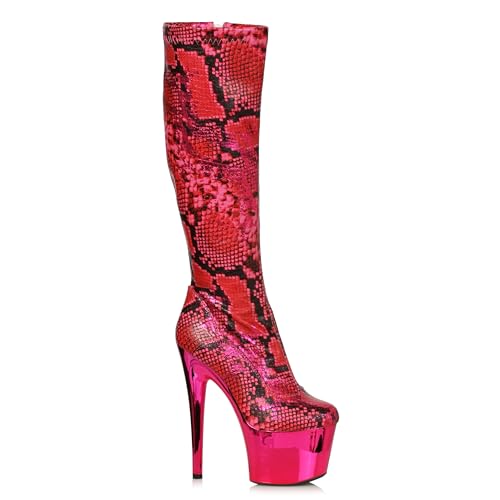 Ellie Shoes Women's Faux Snakeskin Knee High Boot - Main Image