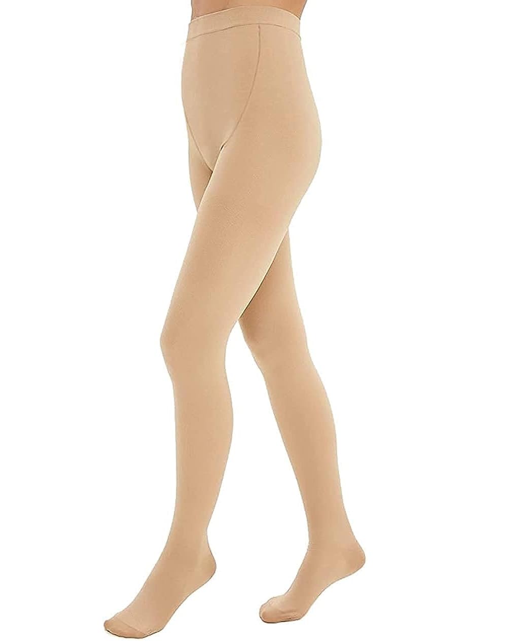 Fleece Lined Tights Women Warm Fake Translucent Leggings For Women Fleece Sheer Winter Tights Thermal pantyhose (Pack of 1) Skin-image-48