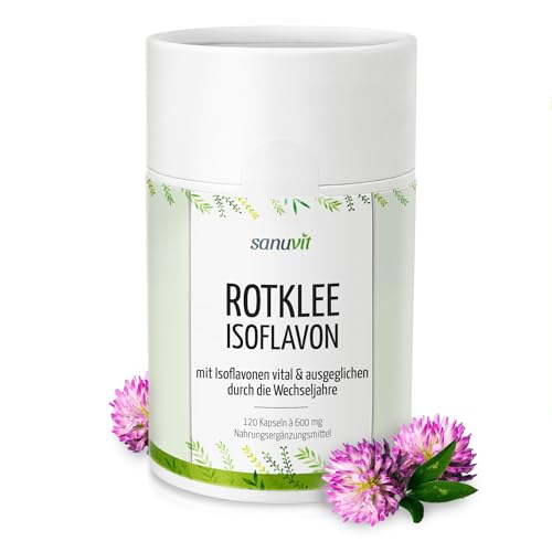 Rotklee-Kapseln Sanuvit – 120 Kapseln mit Isoflavonen