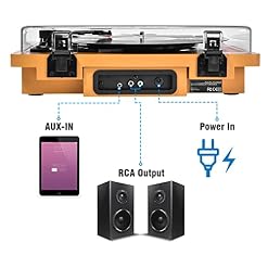 VQSLY Platine Vinyle Bluetooth, Lecteur Vinyles avec AUX RCA 3.5mm écouteur Jack Haut-Parleur Stéréo Intégré Housse de… - Les Beatles, Paul McCartney, John Lennon, RIngo Starr, George Harrison VQSLY Platine Vinyle Bluetooth, Lecteur Vinyles avec AUX RCA 3.5mm écouteur Jack Haut-Parleur Stéréo Intégré Housse de… – Image 4