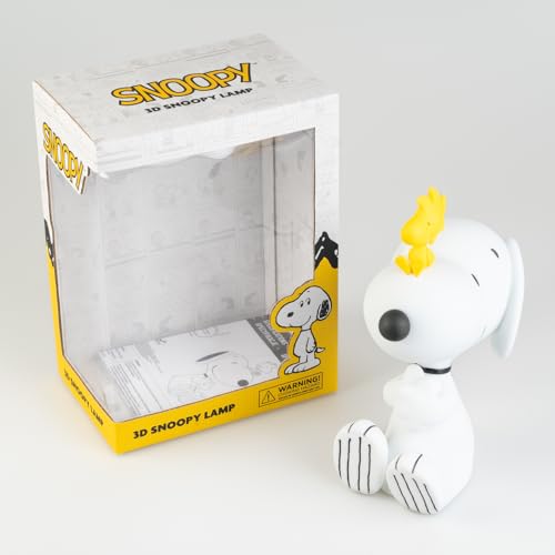 Image of Grupo Erik Snoopy Lamp, Snoopy Gifts | Night Light Kids Lamp, Snoopy Merch, Peanuts Snoopy