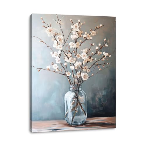 daktenn Floral Canvas Wall Art Bathroom Wall Art Pictures Wall