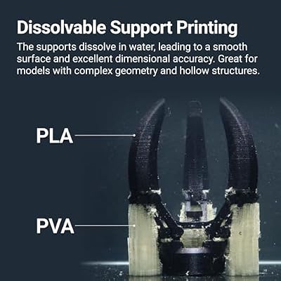 Snapmaker 2.0 Dual Extrusion 3D Printing Module for Dual Material Printing & Dual Color Printing and Breakaway&Dissolvable Support Printing,Compatible with A350T/A350/F350/A250T/A250/F250 3D Printer