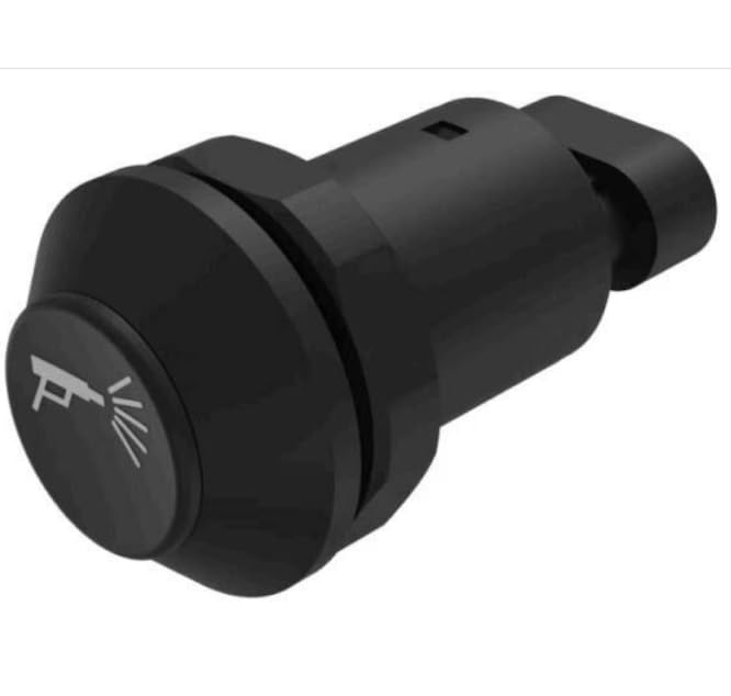 09-RS.1101.0900.M008 Magnetic/Reed Switches Series 09 Rugged Outdoor Switch Black Standard Lens momentary White DTW - 124 - "Pistol Symbol 1 NO Contact 48V 0.5A 10W-VA