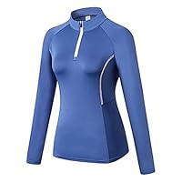 Algopix Similar Product 13 - Womens Long Sleeve HalfZip Sun