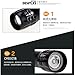keynoyin Mountain Bike Front Mini Zoom Flashlight - Black