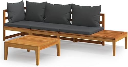 Miniatura 2 de BIGBARLEY Silla de madera para exteriores, muebles rústicos modernos, perfecta para el porche delantero, patio, terraza, balcón o patio trasero,