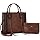 Wrangler Tote Bag for Women Western Cowhide Purse and Wallet Set