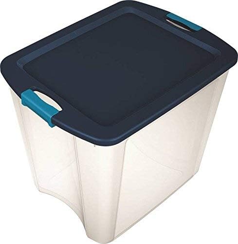Sterilite 14489604 Heavy Duty Latch and Carry Tote, 26 gal