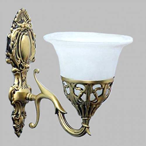 Image of WHITERAY Metal Black Antique Designer Imported Wall Light Wall Lamp for Bedroom, Living Room,Kitchen, Bars, Malls, Besides The Bed, Balcony Home Decoration ((1109 (Pack of 1), with Bulb))