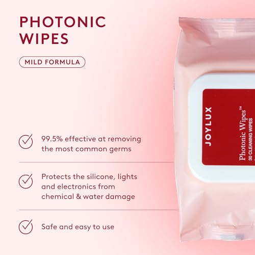 Image of Joylux vFit Red Light device, Photonic Gel & Wipes Set (3-Pack Set) - Feminine Health Red Light Device for Women, Promotes Natural Hydration, For At-Home Self-Care