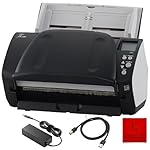 Fujitsu FI-7160 Document Scanner - Duplex - 2 Year Warranty- Scanners for Computers with 24 & USB 3.0 Cable, 8.5 X 14 in, 600 DPI, 60 PPM (Mono/Color), ADF, 4000 Scans Per Day (Renewed)