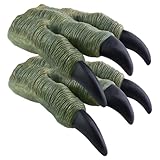 Accessoires de fête stables : fabriqués à partir de vinyle de qualité, ces gants à griffes de dinosaure sont conçus pour résister à une utilisation active lors de fêtes, d'événements d'Halloween ou de récréations, garantissant qu'ils restent intacts tout en offrant du plaisir et de l'excitation.
