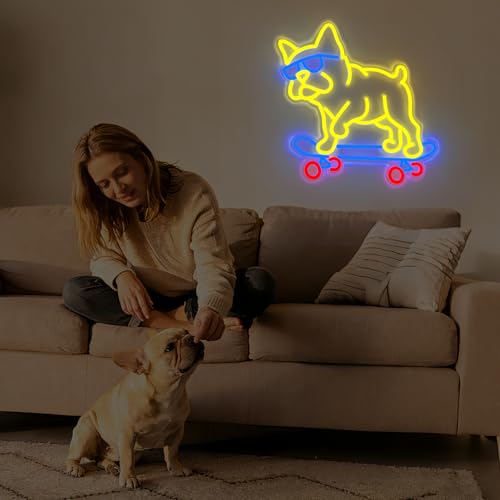 Panneau néon LED déco murale chambre et magasin de glisse - 3