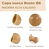 Mały kubek 6cm do drewna biustu | Self-applied | Maderoterapia ujędrniająca | Podnosi biust | Tonify biust - Maderoterapia estetyczna Polska