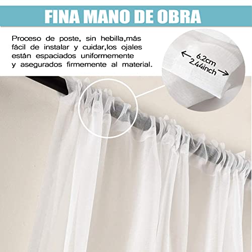 Cortinas, Home Improvement cortina blanca Marca GAGATY (3)